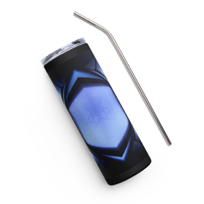 Frosted Blue Gem  |  Insulated Stainless Steel Tumbler - Image 9