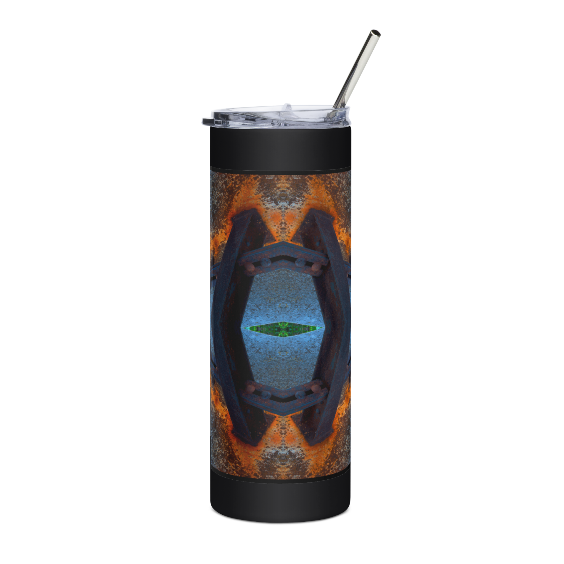 rust bat stainless steel tumbler