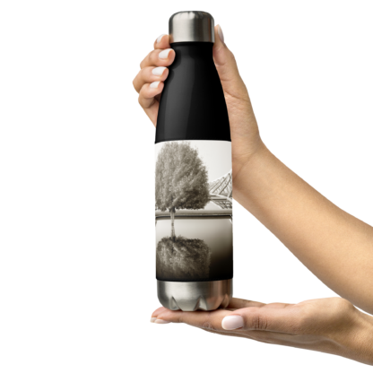 Bushy Hair   |  Insulated Stainless Steel Water Bottle - Image 5