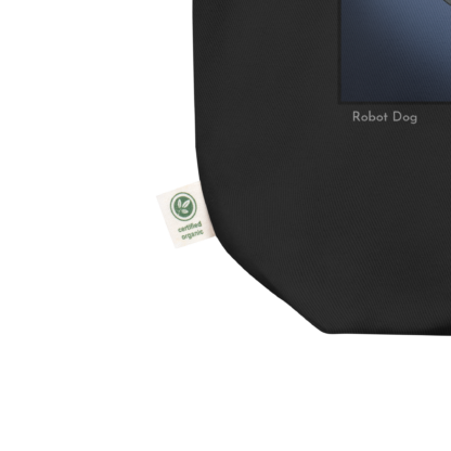 Robot Dog | Cotton Tote Bag - Image 3