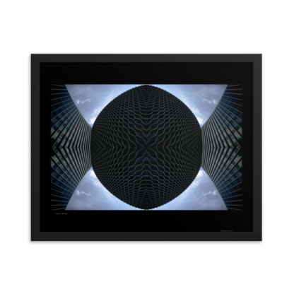 Wave Globe | Framed Poster - Image 9