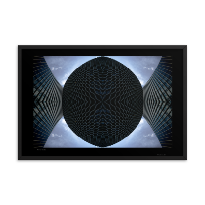 Wave Globe | Framed Poster - Image 11