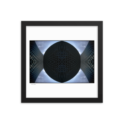 Wave Globe | Framed Art Print - Image 4