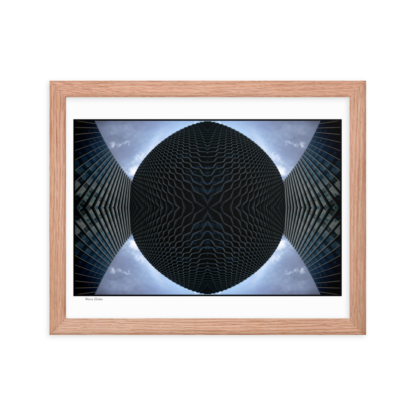 Wave Globe | Framed Art Print - Image 14