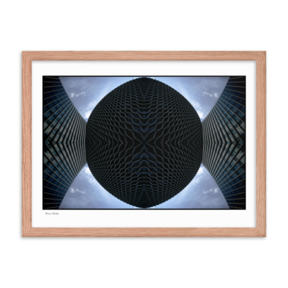 Wave Globe | Framed Art Print - Image 20