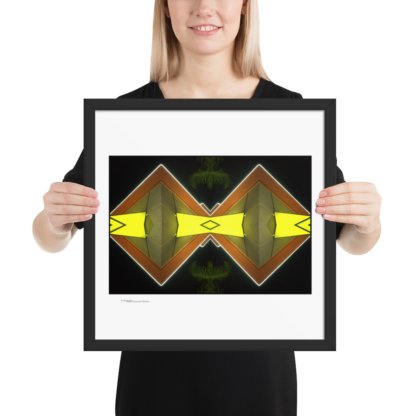 Neon Diamond Shades   |   Framed Print - Image 6