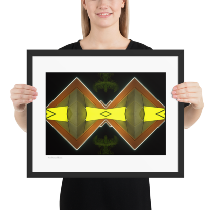 Neon Diamond Shades   |   Framed Print - Image 7