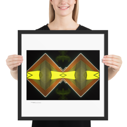 Neon Diamond Shades   |   Framed Print - Image 8