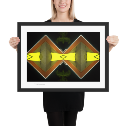 Neon Diamond Shades   |   Framed Print - Image 9