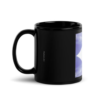 Flying  |  Black Ceramic Coffee Mug   - Image 2