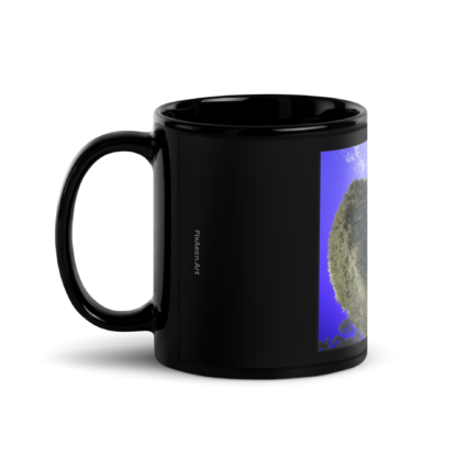 GeoVascular |  Black Ceramic Coffee Mug   - Image 3