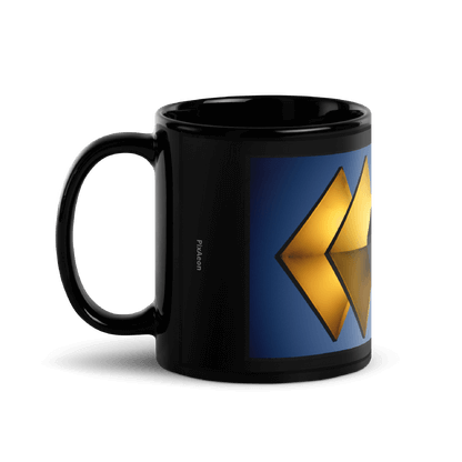 Deco Light  |  Black Ceramic Coffee Mug   - Image 8