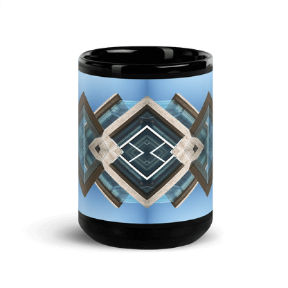 Diamond House   |  Black Ceramic Coffee Mug