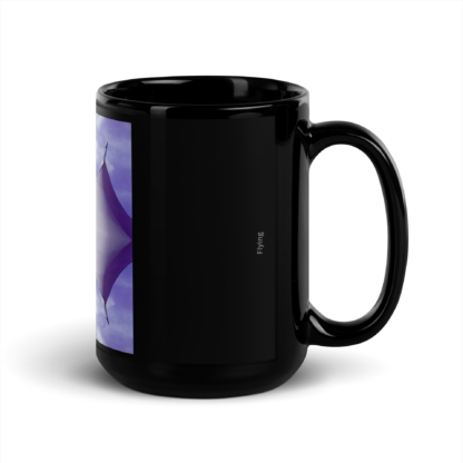 Flying  |  Black Ceramic Coffee Mug   - Image 7