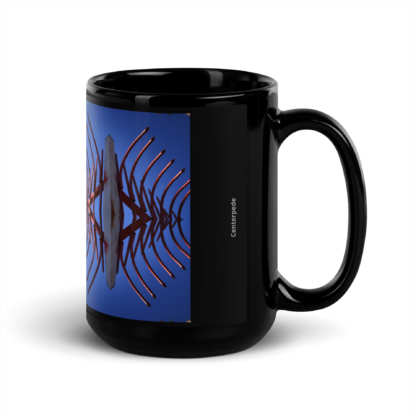 Centerpede  |  Black Ceramic Coffee Mug   - Image 8