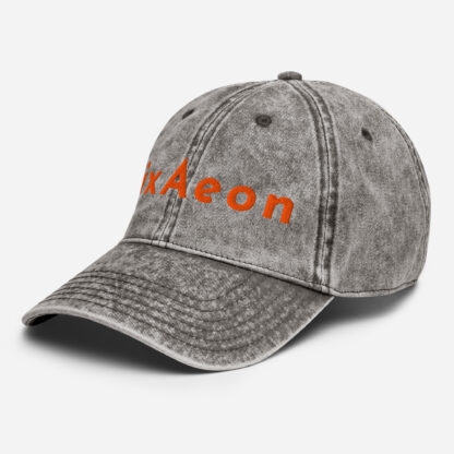 PixAeon Logo | Vintage Cotton Twill Cap - Image 17