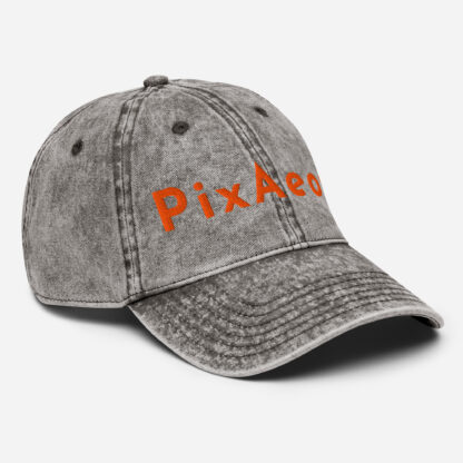 PixAeon Logo | Vintage Cotton Twill Cap - Image 18