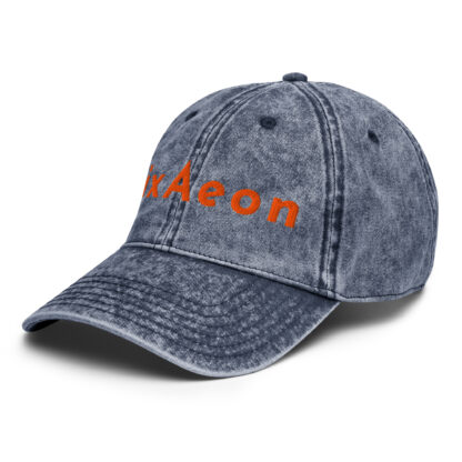 PixAeon Logo | Vintage Cotton Twill Cap - Image 19