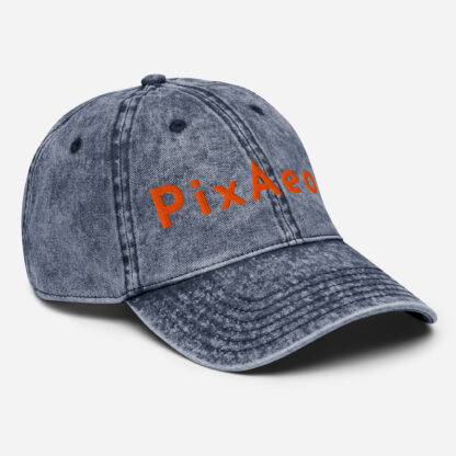 PixAeon Logo | Vintage Cotton Twill Cap - Image 14