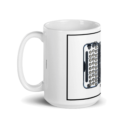 Instrument of Mass Distraction Afterwords | White Ceramic Coffee Mug - Image 5