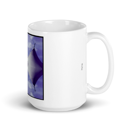 Flying  |  White Ceramic Coffee Mug   - Image 5